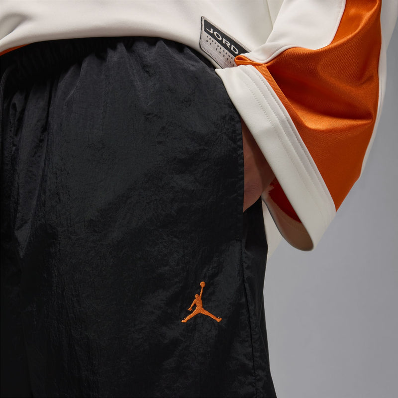 JORDAN BROOKLYN DRAFT PANTS "BLACK/STARFISH/STARFISH"