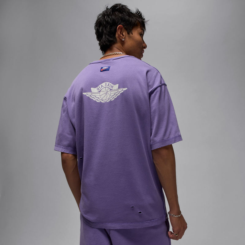 JORDAN RARE AIR TEE "PURPLE EARTH/SAIL"