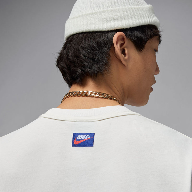 AIR JORDAN RARE AIR LONG SLEEVE T-SHIRT "SAIL/BRILLIANT ORNGE"
