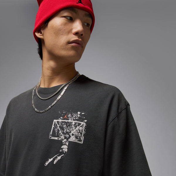 AIR JORDAN BROOKLYN GRAPHIC SHIRT "OFF NOIR/SAIL"