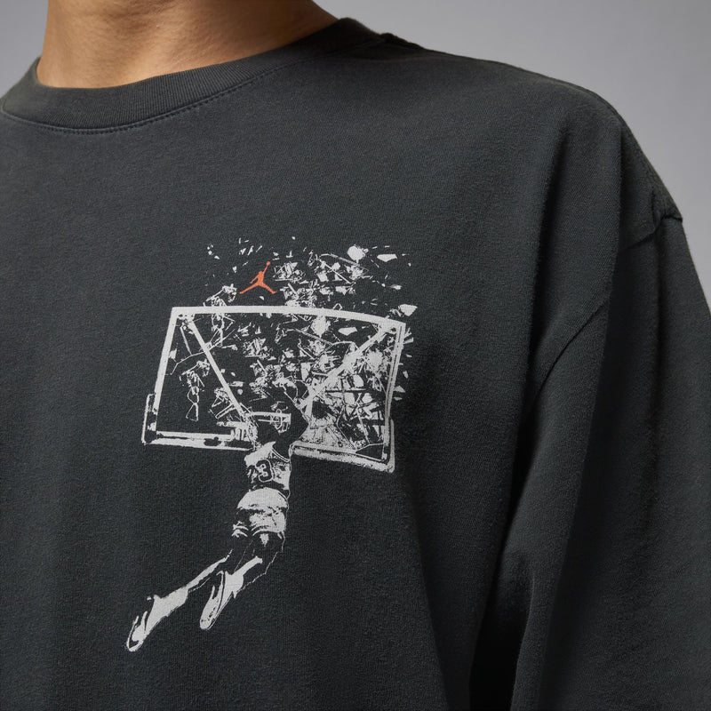 AIR JORDAN BROOKLYN GRAPHIC SHIRT "OFF NOIR/SAIL"