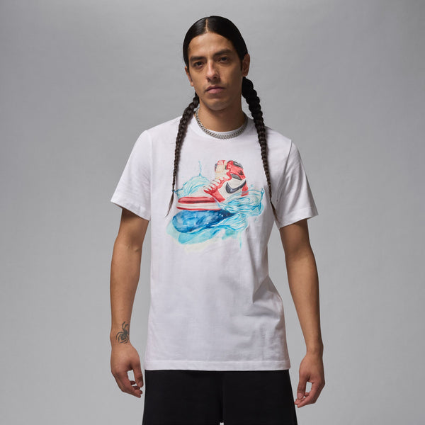 AIR JORDAN FLIGHT ESSENTIALS  AIR JORDAN 1 TEE "WHITE/BLACK"