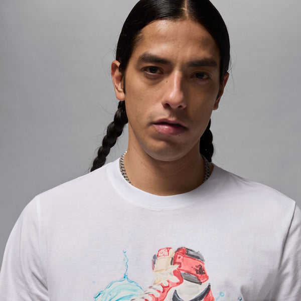 AIR JORDAN FLIGHT ESSENTIALS  AIR JORDAN 1 TEE "WHITE/BLACK"