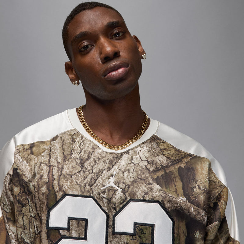 JORDAN BROOKLYN REALTREE HOCOKEY JERSEY "MEDIUM OLIVE/SAIL/SAIL"