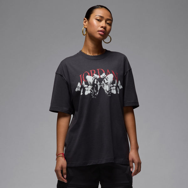 W JORDAN OVERSIZED GRAPHIC SHIRT "OFF NOIR"
