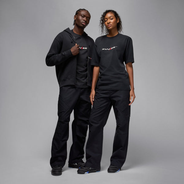 JORDAN X AWAKE NY T SHIRT "BLACK/WHITE/UNIVERSITY RED"