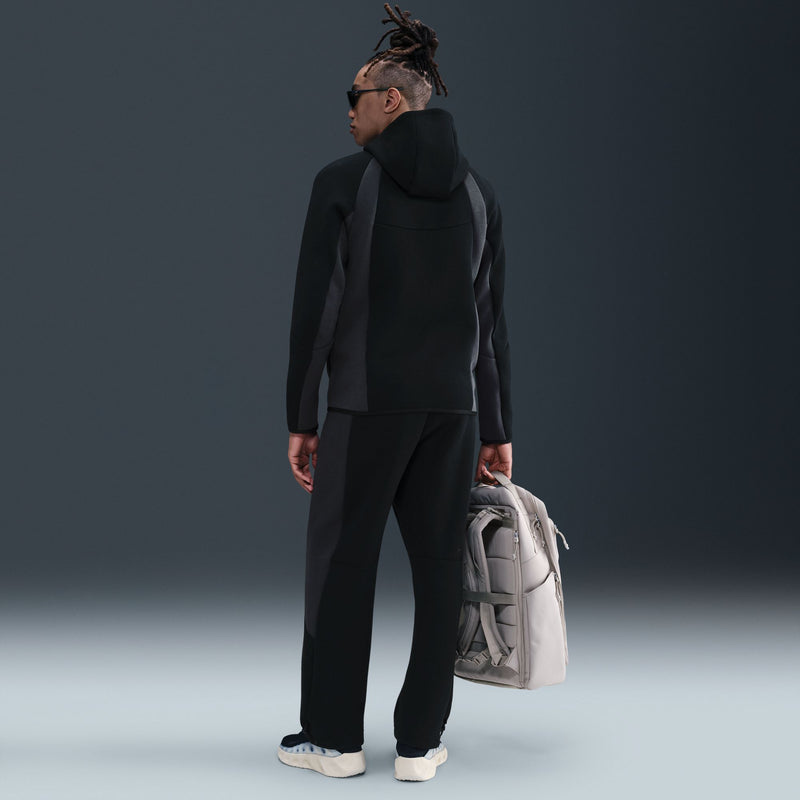 NIKE TECH COLOR BLOCK FULL ZIP WINDRUNNER JACKET "BLACK/ANTHRACITE/BLACK"