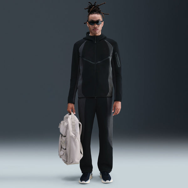 NIKE TECH COLOR BLOCK FULL ZIP WINDRUNNER JACKET "BLACK/ANTHRACITE/BLACK"