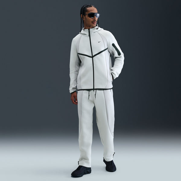 NIKE TECH COLOR BLOCK FULL ZIP WINDRUNNER JACKET "LIGHT SILVER/LT SMOKE GREY/BLACK"