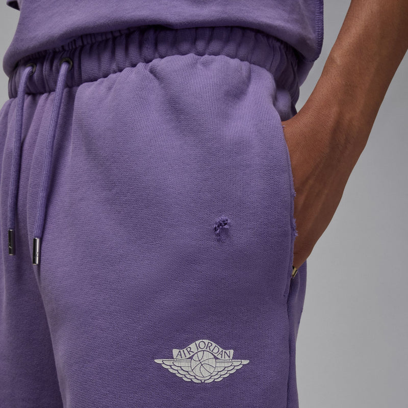 AIR JORDAN RARE AIR FRENCH TERRY SHORTS "PURPLE EARTH/SAIL"