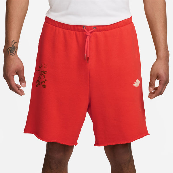 AIR JORDAN RARE AIR FRENCH TERRY SHORTS "CHILE RED/SAIL"