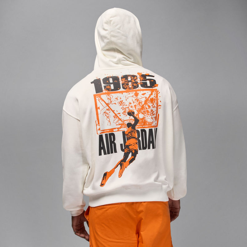 AIR JORDAN BROOKLYN OVERSIZED PULLOVER HOODIE "SAIL/STARFISH"