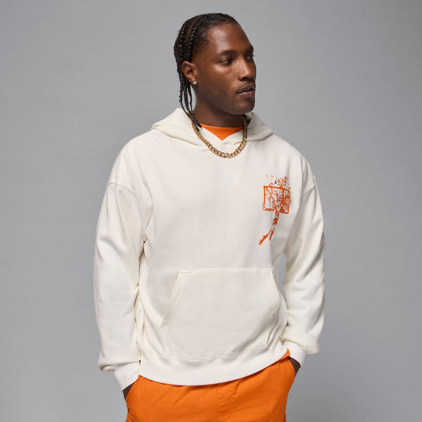 AIR JORDAN BROOKLYN OVERSIZED PULLOVER HOODIE "SAIL/STARFISH"