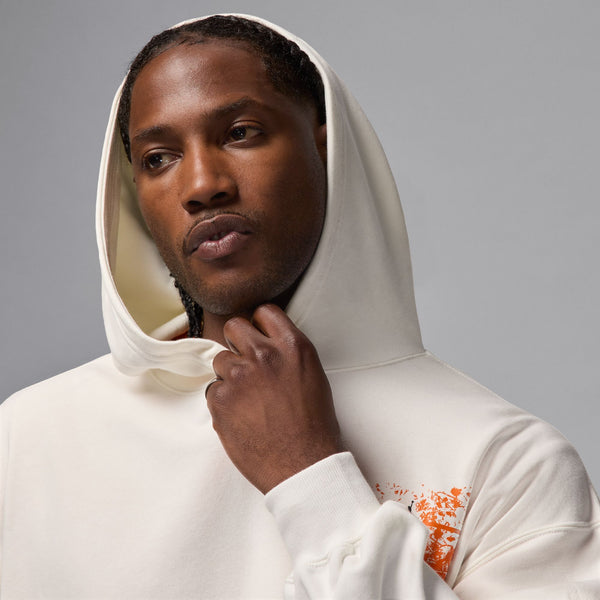 AIR JORDAN BROOKLYN OVERSIZED PULLOVER HOODIE "SAIL/STARFISH"