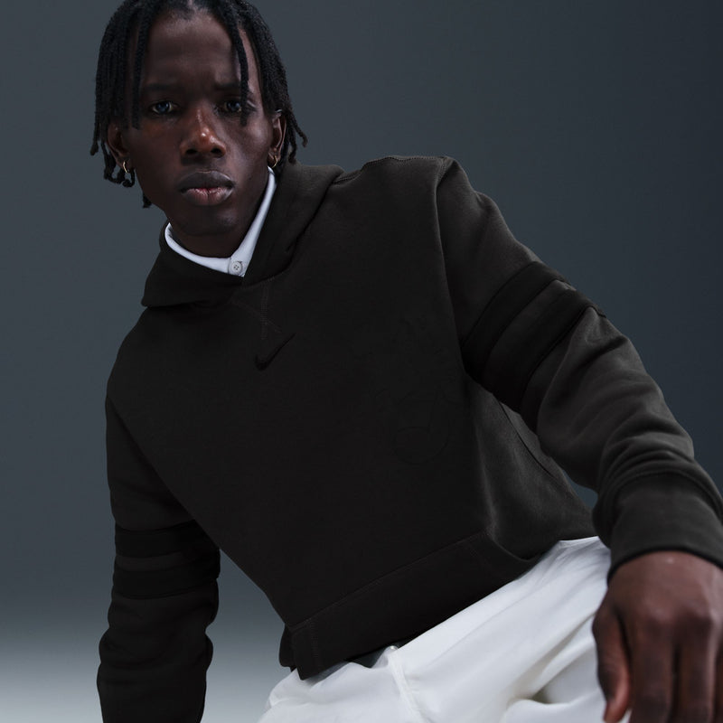 NIKE CLUB FLEECE PULLOVER HOODIE "OFF NOIR"