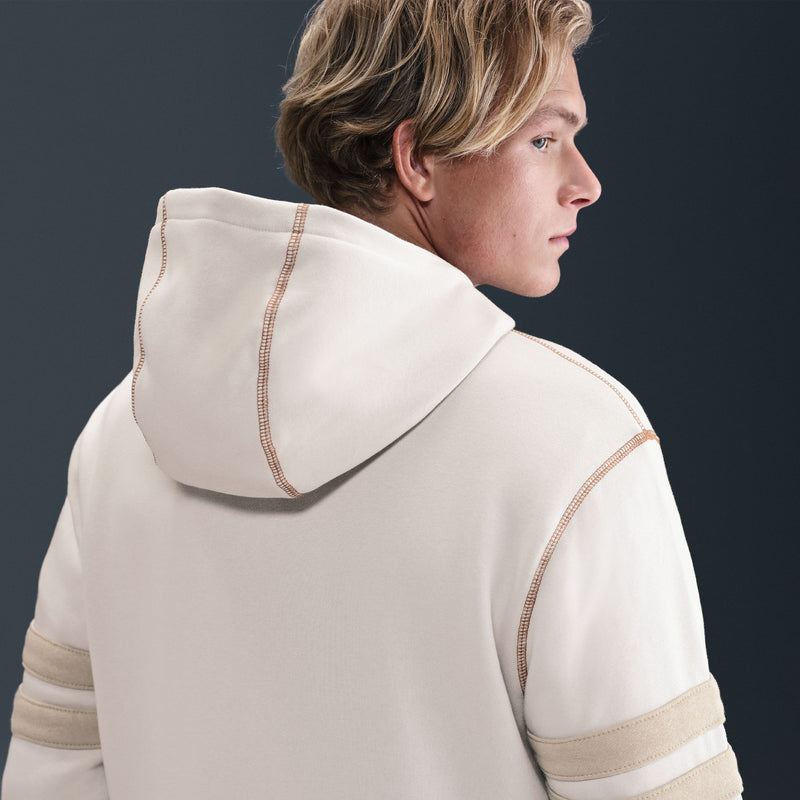 NIKE CLUB FLEECE PULLOVER HOODIE "LIGHT BONE"