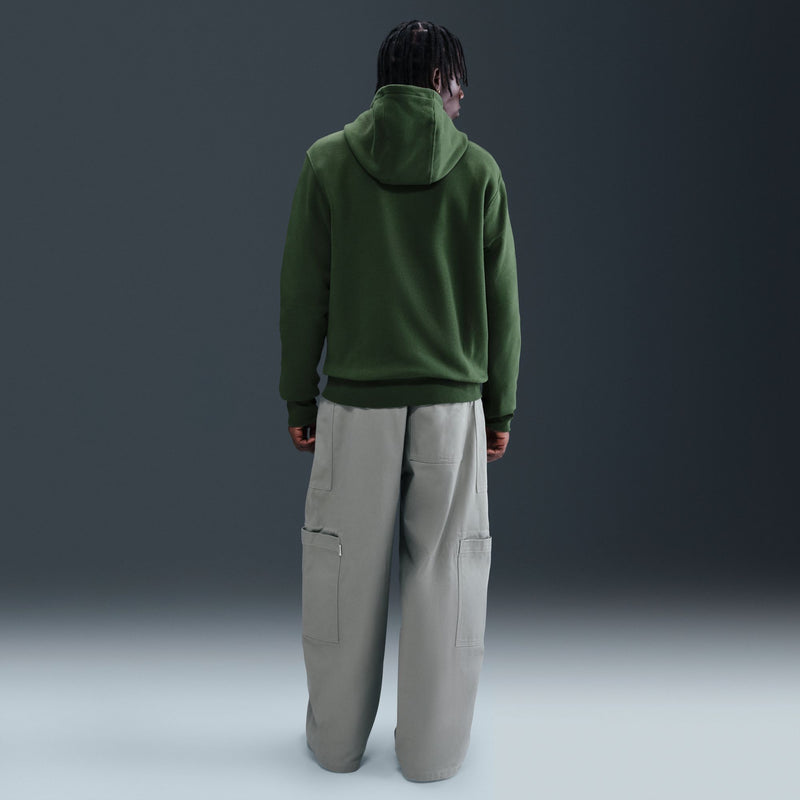 NIKE CLUB FLEECE PULLOVER HOODIE "FIR/SUMMIT WHITE/JADE HORIZON"