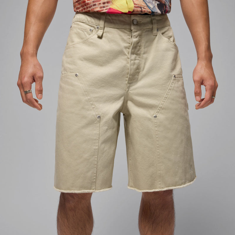 AIR JORDAN MENS SHORTS "RATTAN/WHITE"