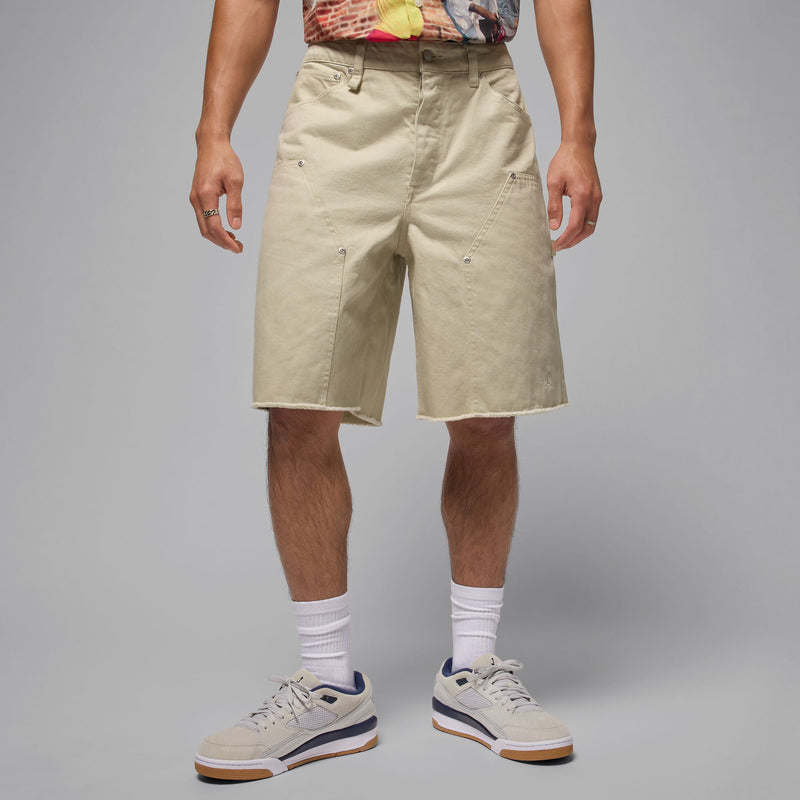AIR JORDAN MENS SHORTS "RATTAN/WHITE"