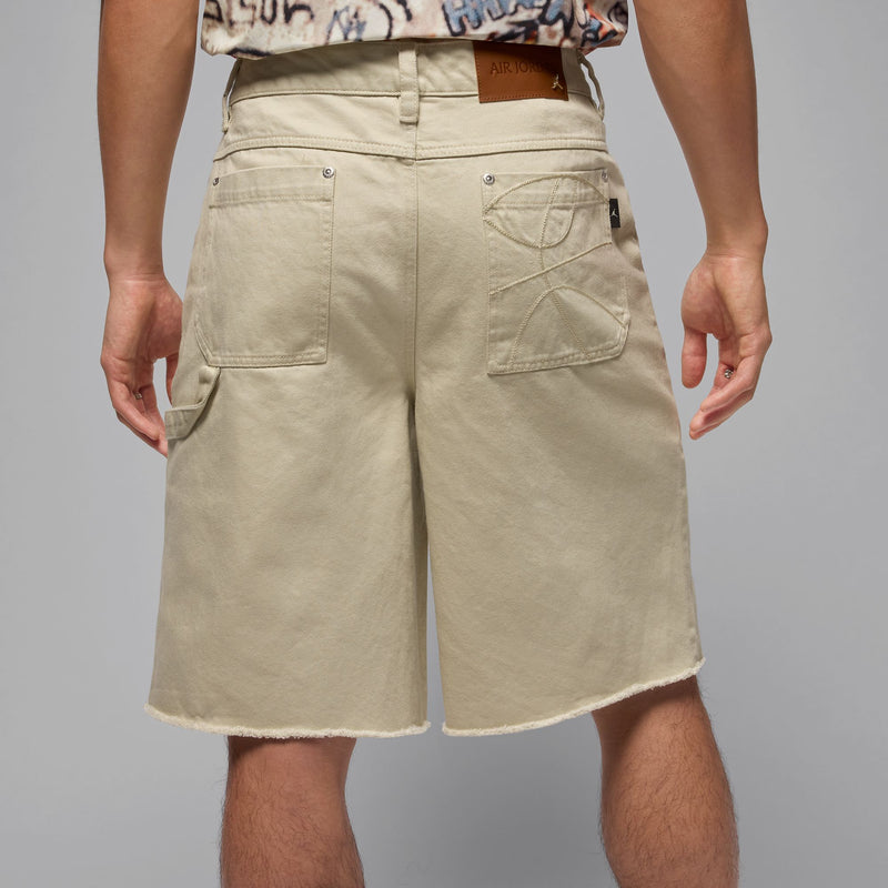 AIR JORDAN MENS SHORTS "RATTAN/WHITE"
