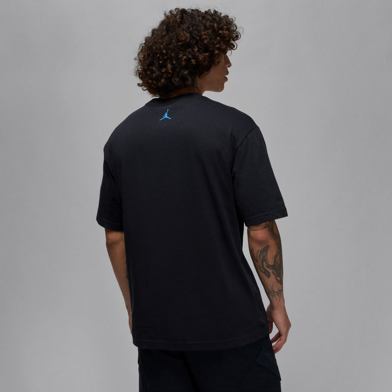MEN'S MOUTAINSIDE T-SHIRT "BLACK/LT PHOTO BLUE"