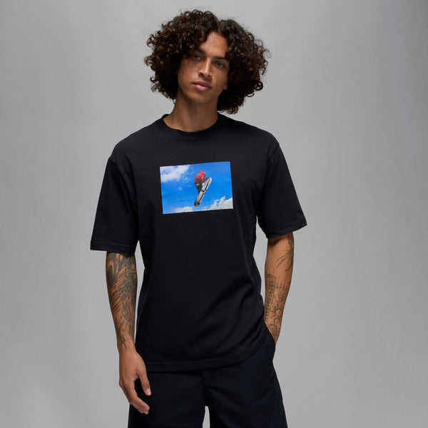 MEN'S MOUTAINSIDE T-SHIRT "BLACK/LT PHOTO BLUE"