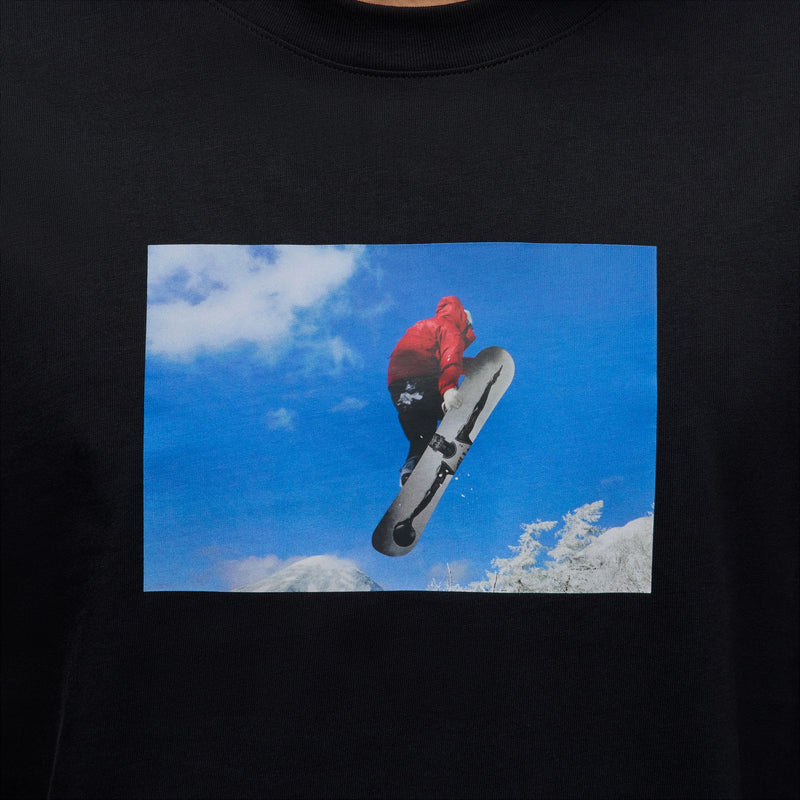 MEN'S MOUTAINSIDE T-SHIRT "BLACK/LT PHOTO BLUE"