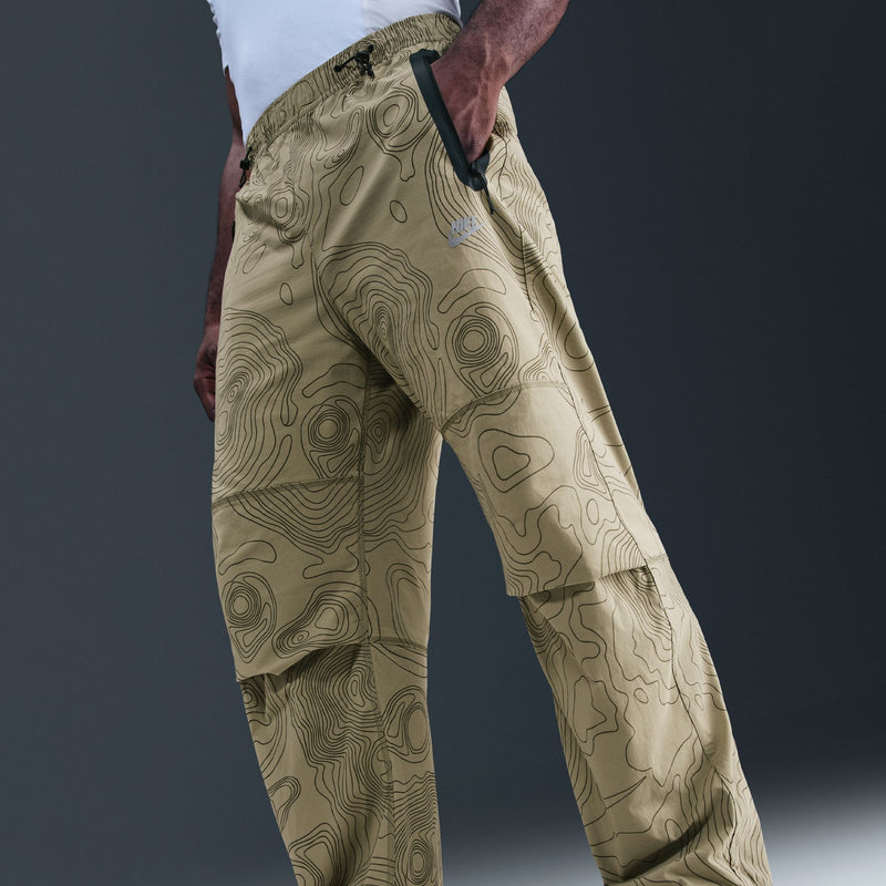 NIKE TECH OPEN HEM WOVEN PANTS "NEUTRAL OLIVE"