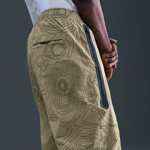 NIKE TECH OPEN HEM WOVEN PANTS "NEUTRAL OLIVE"