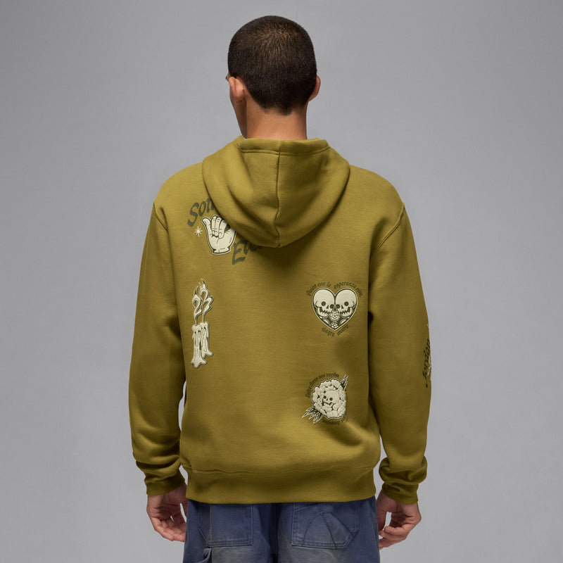 JORDAN SOMOS ETERNOS FLEECE PULLOVER HOODIE "PACIFIC MOSS"