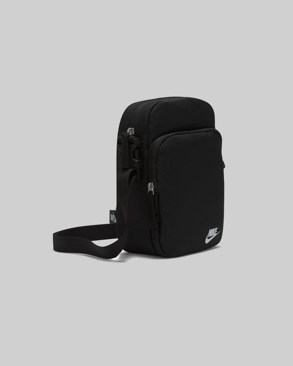 NIKE HERITAGE CROSSBODY BAG "BLACK/BLACK/WHITE"