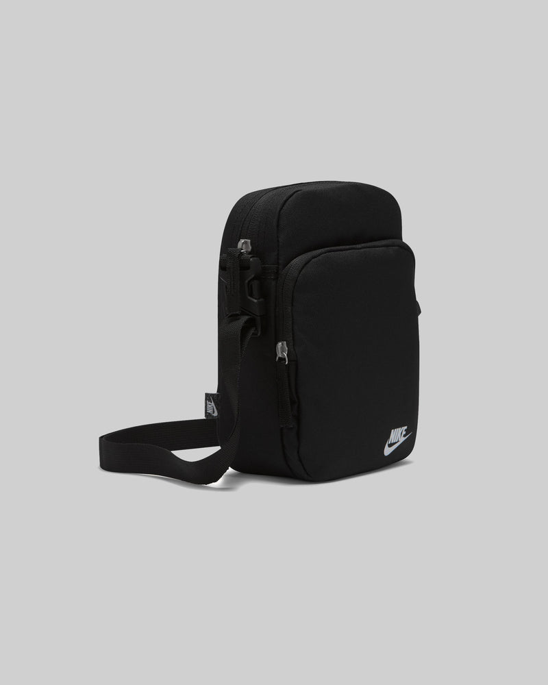 NIKE HERITAGE CROSSBODY BAG "BLACK/BLACK/WHITE"