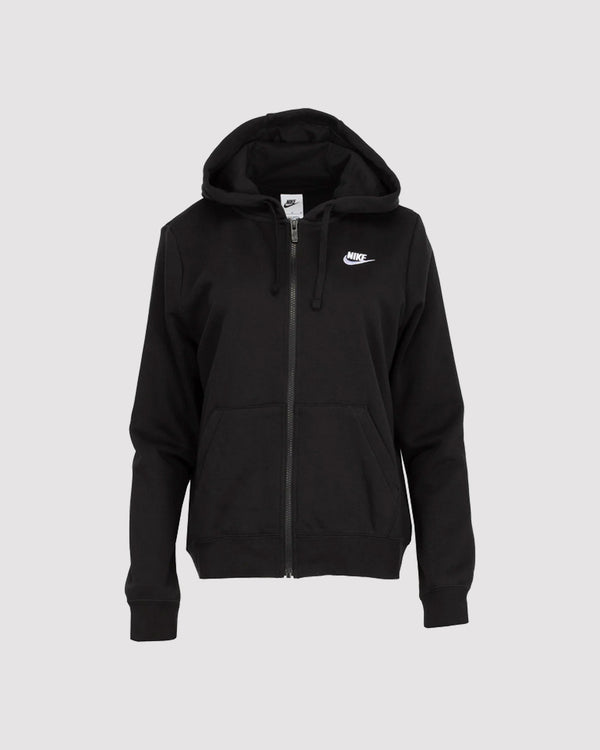 W FULL ZIP CLUB FLEECE "BLACK"