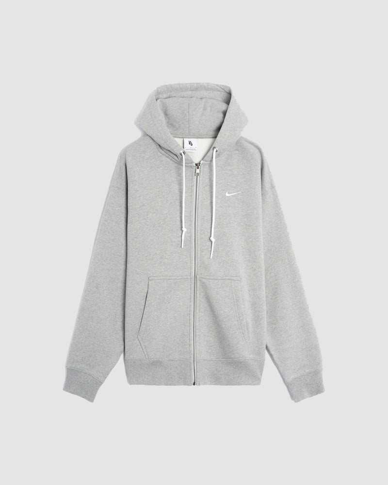 SOLO SWOOSH FULL ZIP "GREY HEATHER