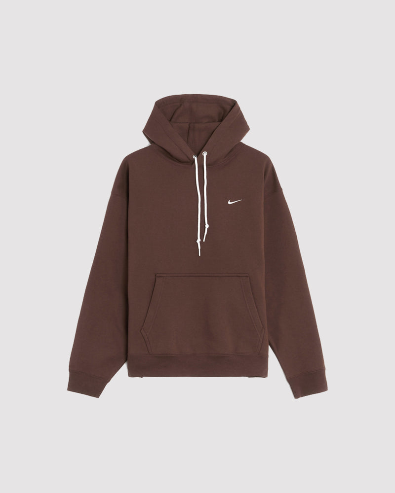 SOLO SWOOSH HOODIE "BAROQUE BROWN"