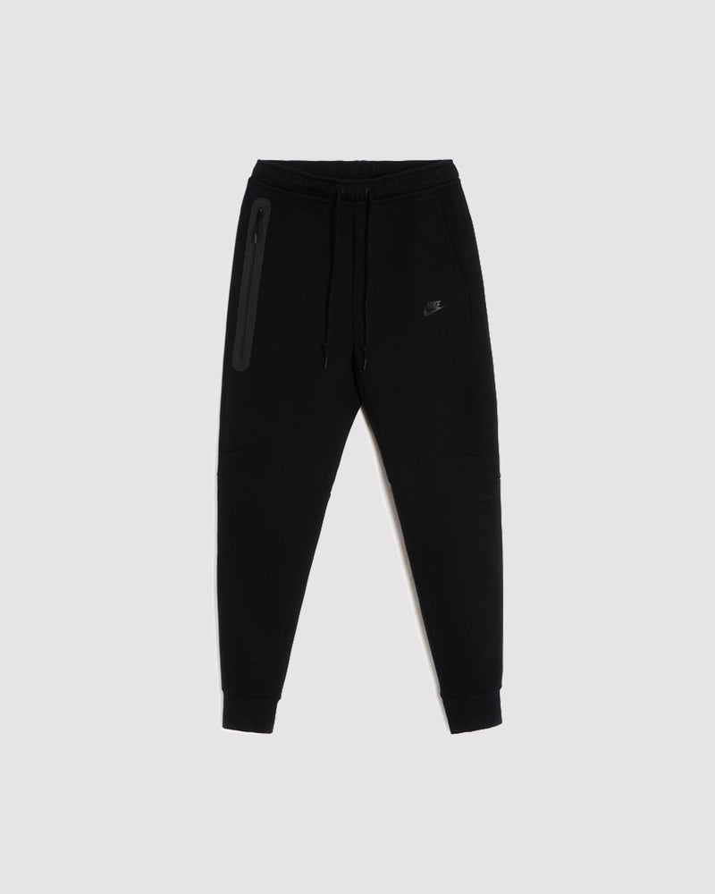 Black tech fleece joggers 2025