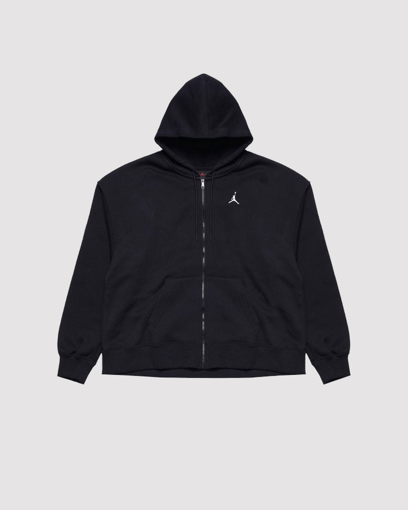 W BROOKLYN FLEECE FULL ZIP HOODIE "BLACK"