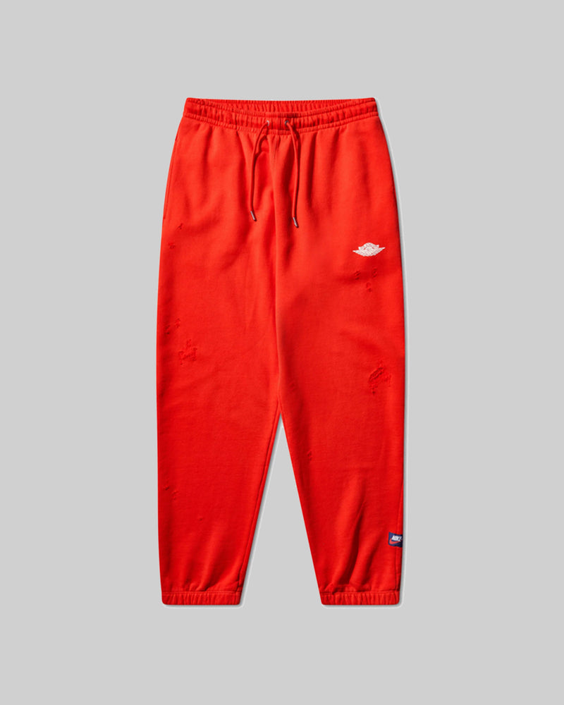 AIR JORDAN RARE AIR FLEECE PANTS "CHILE RED/SAIL"