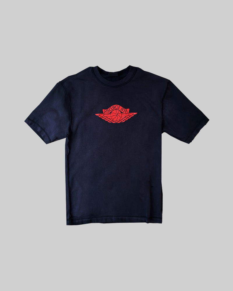 AIR JORDAN RARE AIR T-SHIRT "BLACK/CHILE RED"