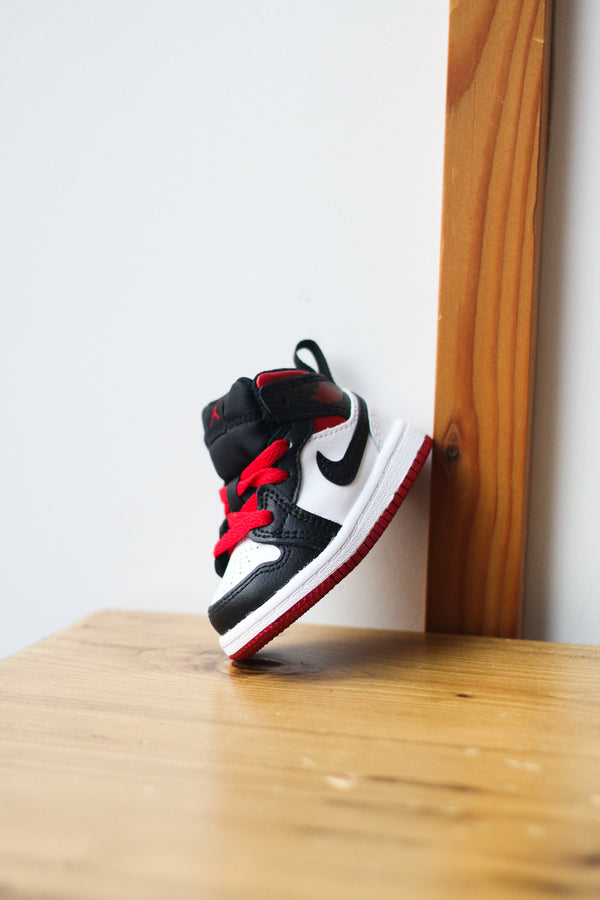 JORDAN 1 MID (TD) "GYM RED"