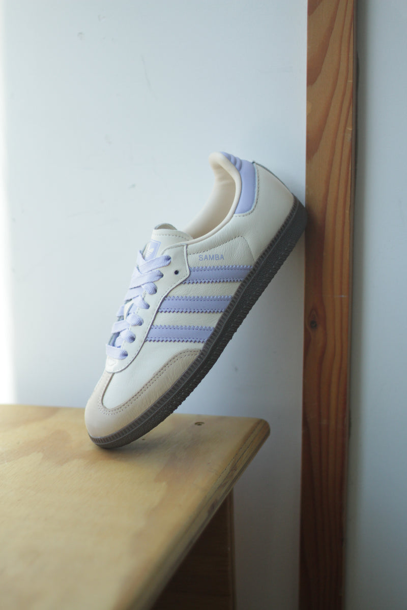 W SAMBA OG "CREAM WHITE/VIOLET TONE" Sneaker Room W SAMBA OG "CREAM WHITE/VIOLET TONE" Sneaker Room