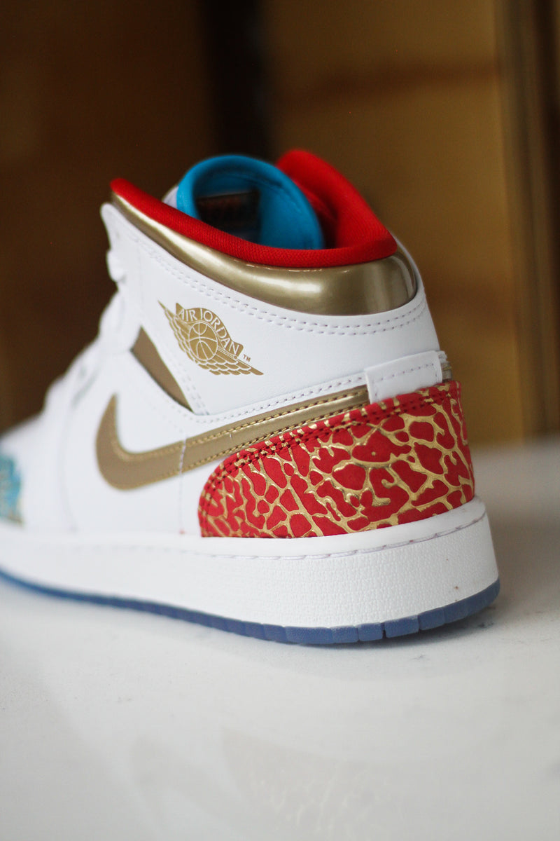 AIR JORDAN 1 MID (GS) "SNEAKER SCHOOL"