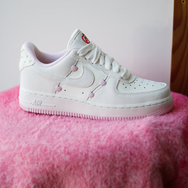 ◆Nike◆ Air Force 1 07 W White Pink Foam llic Silver Li W NIKE AIR FORCE 1 '07 LX 