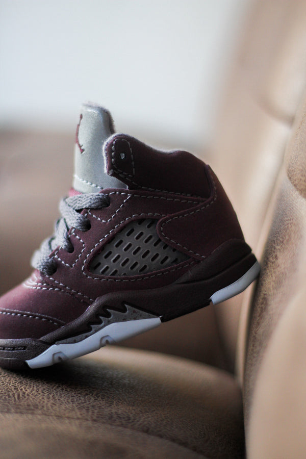 JORDAN 5 RETRO (TD) "BURGUNDY"