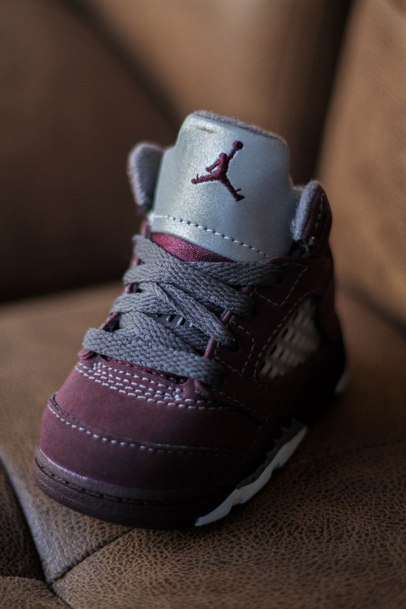 JORDAN 5 RETRO (TD) "BURGUNDY"