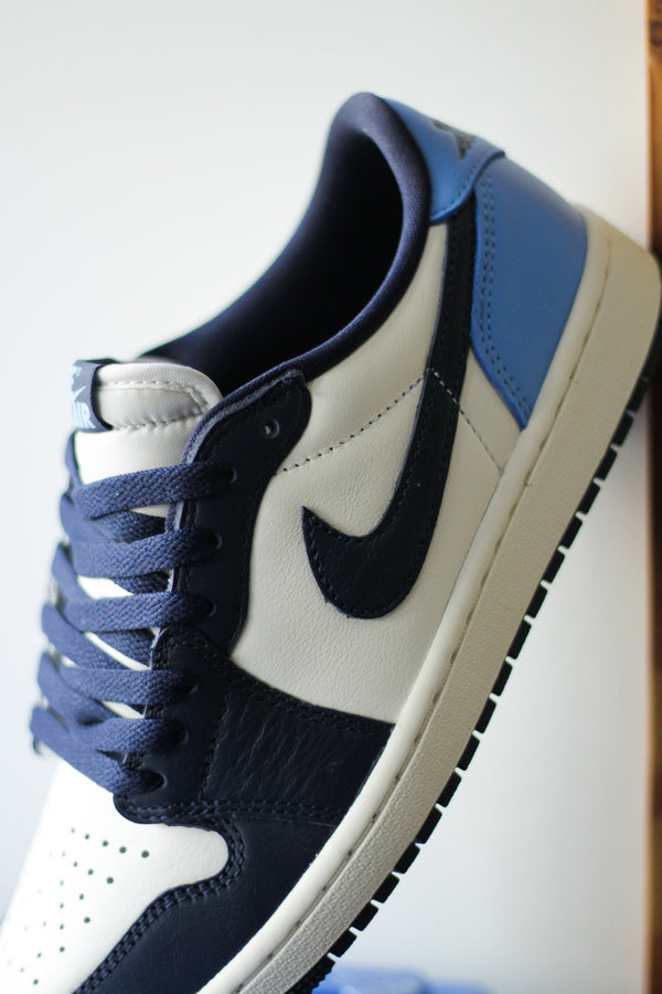 AIR JORDAN 1 LOW OG "OBSIDIAN/UNIVERSITY BLUE-SAIL"
