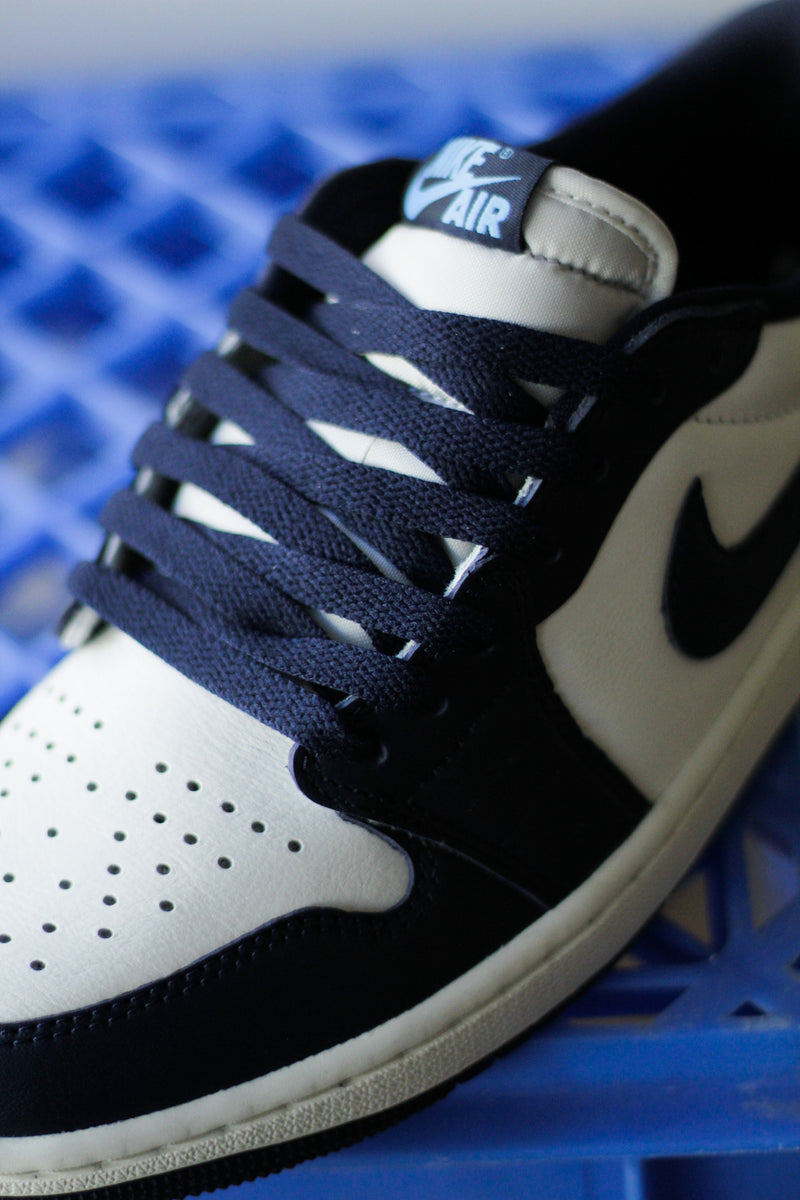 AIR JORDAN 1 LOW OG "OBSIDIAN/UNIVERSITY BLUE-SAIL"