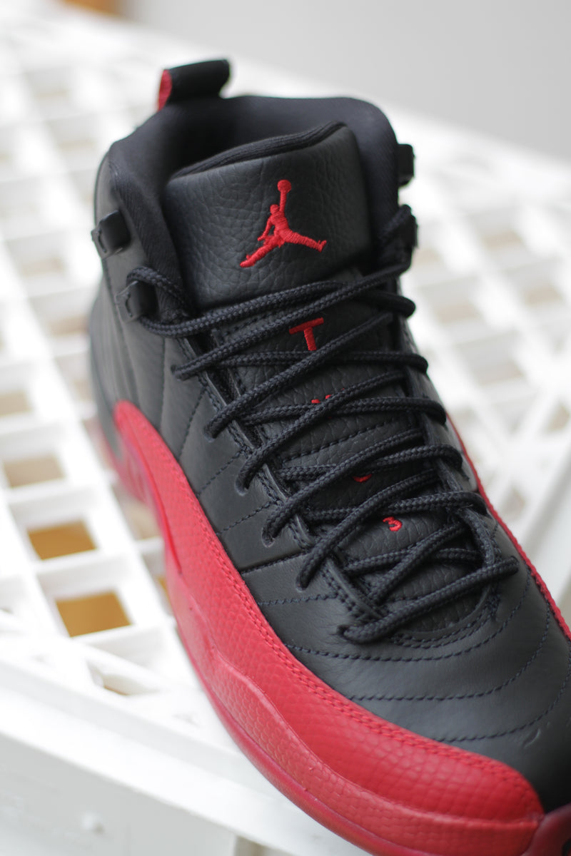 AIR JORDAN 12 RETRO (GS) "BLACK/VARSITY RED"
