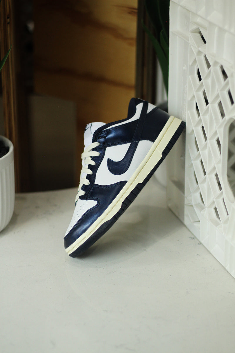 W DUNK LOW PRM "MIDNIGHT NAVY"