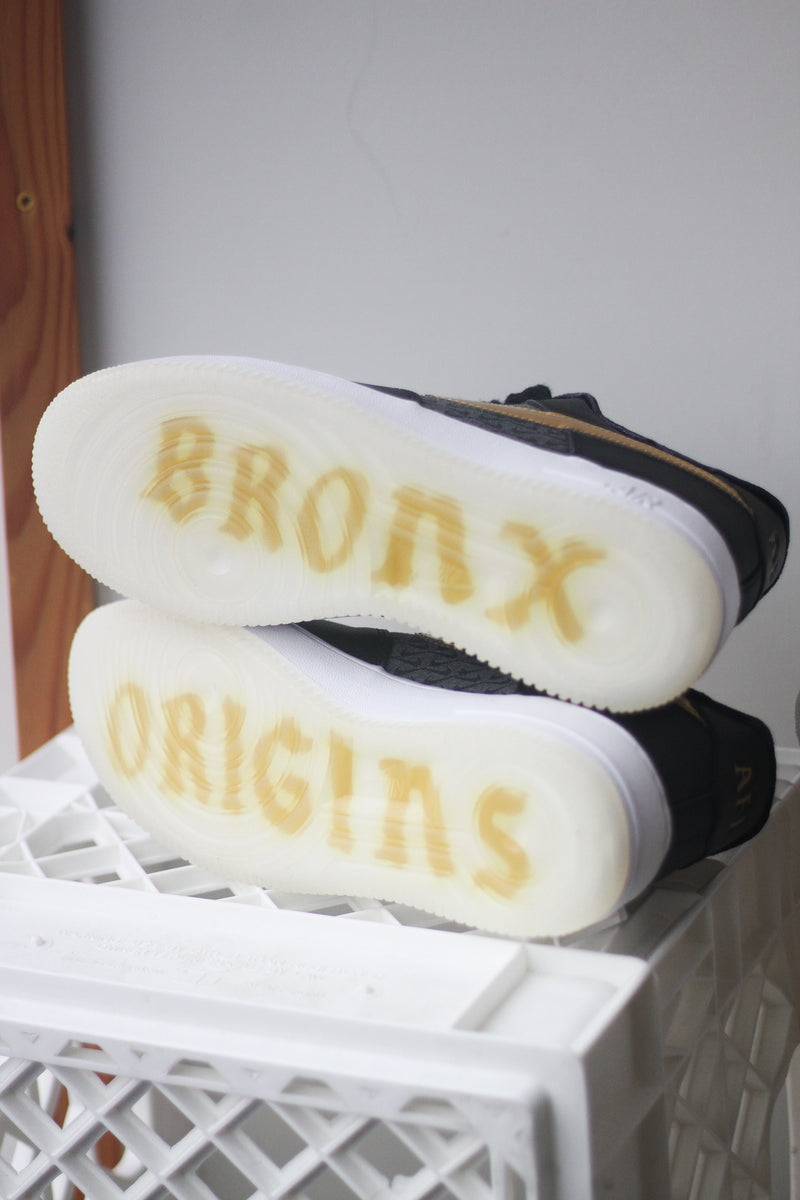 AIR FORCE 1 '07 PRM "BLACK/METALLIC GOLD"
